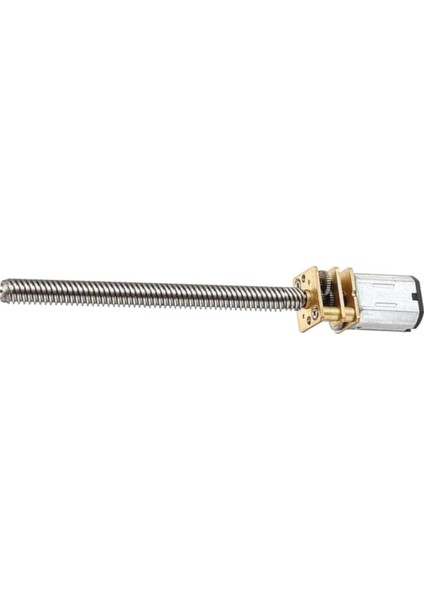 N20 6V Dc 500 Rpm M3X55 mm Mikro Metal Redüktörlü Uzun Şaftlı Motor
