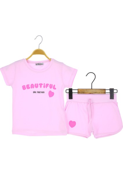 Kız Çocuk Şortlu Takım