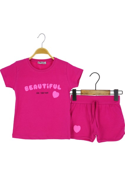 Kız Çocuk Şortlu Takım