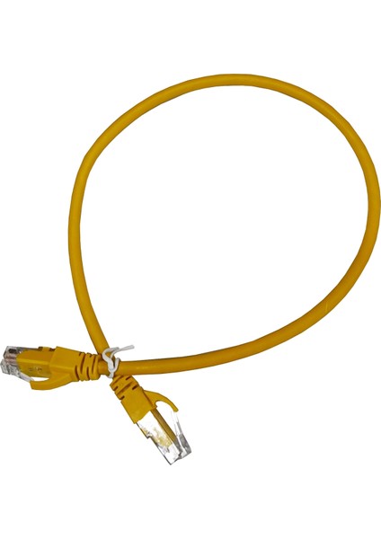 AC-602-005 50CM Utp Cat6 Patch Kablo Sarı Cu, Lszh Awg 26/7 fiyatları