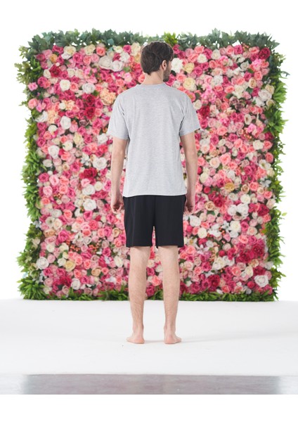 Erkek Yazlık Cool Baskılı Kısa Kollu Şortlu Penye Pijama Takımı fiyatları