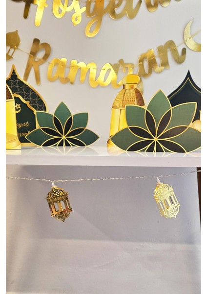 Ramazan Feneri Dini Ramazan Temalı Pilli LED Işık 2 Metre modelleri