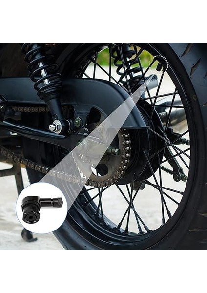 Motosiklet Jant Vanası Adaptörü, 2 Adet 11,3 mm Motosiklet Açılı Vana Alüminyum Alaşım Motosiklet Supabı Motosiklet Valf Adaptörü Cnc Lastik Valf Adaptörü Motosiklet Için Lastik Valf Uzatması fiyatları