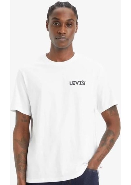 Relaxed Fıt Beyaz Erkek T-Shirt A2082-0253