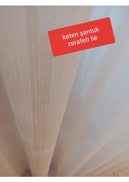 Ince Keten Şantuk Tül