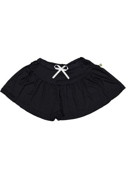 Kız 9/12 Yaş Küçük Puanlı Desenli Şort Etek