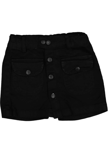 Kız 3/7 Yaş Çıtçıtlı Şort Etek