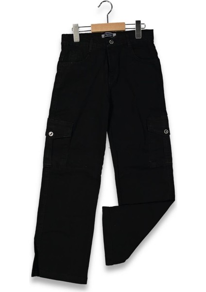 Kız 13/16 Yaş Kargo Cepli Kot Pantolon