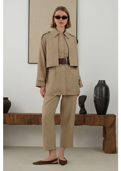 Tensel Pantolon Vizon