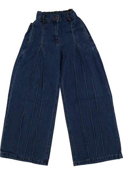 Kız 10/15 Yaş Piliseli Geniş Paça Pantolon