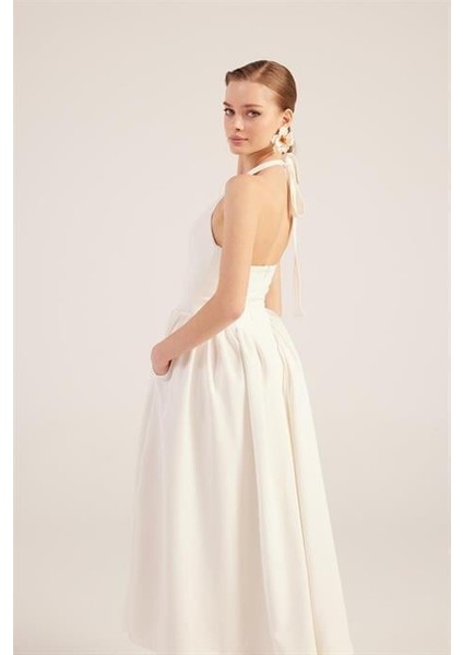 Markano Ophelia Elbise Beyaz fırsatları