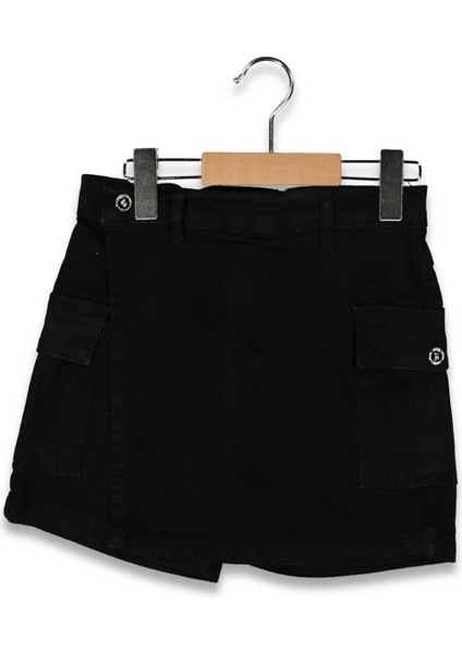 Kız 8/12 Yaş Eleysa Kargo Cepli Şort Etek