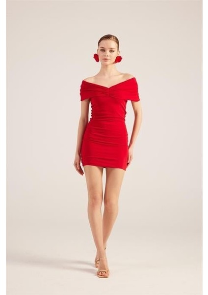 Markano Muse Elbise Kırmızı fırsatları