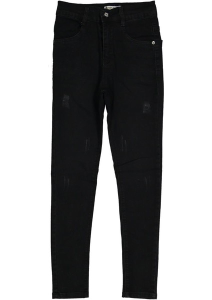 Kız 13/17 Yaş Kot Füme Pantolon