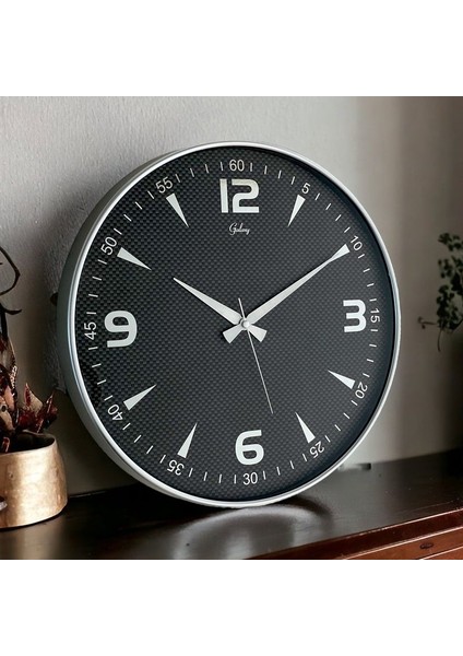 Büyük Duvar Saati Sessiz Akar 41,5 cm