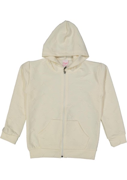 Kız 13/16 Yaş Kapüşonlu Yıldız Kapitone Hırka