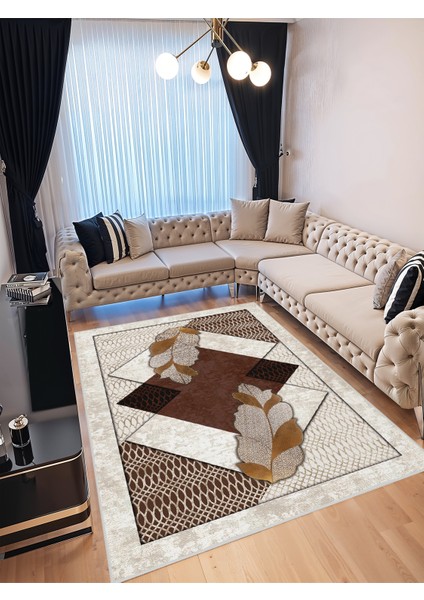 Dijital Baskılı Halı Kolay Temizlenebilir Yıkanabilir Kaymaz Dot Taban Dekoratif Salon Halısı Mutfak Halısı Yolluk