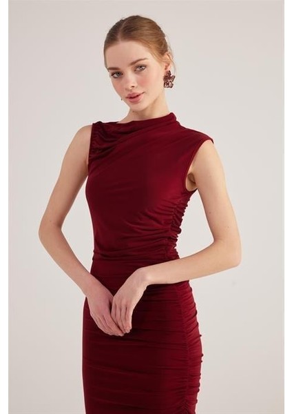 Markano Lily Elbise Bordo modelleri