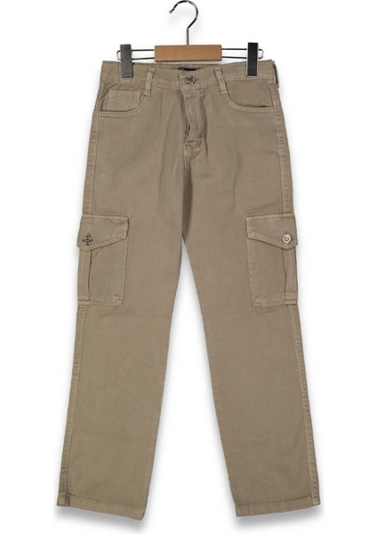 Kız 8/12 Yaş Kargo Cepli Pfd Renkli Kız Pantolon