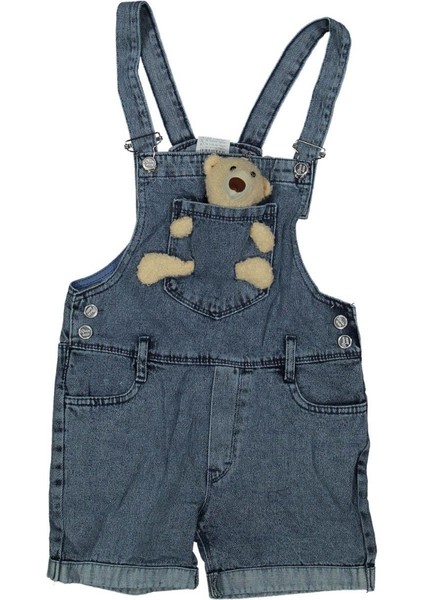 Kız 10/13 Yaş Kot Ayıcıklı Şort Slopet