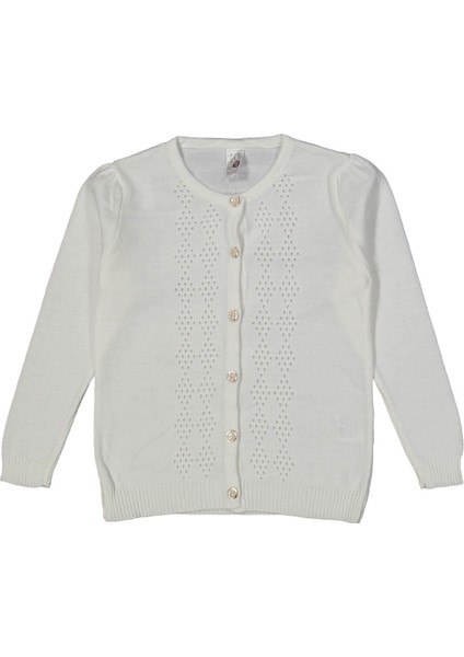 Kız 5/8 Yaş Baklava Desen Triko Hırka