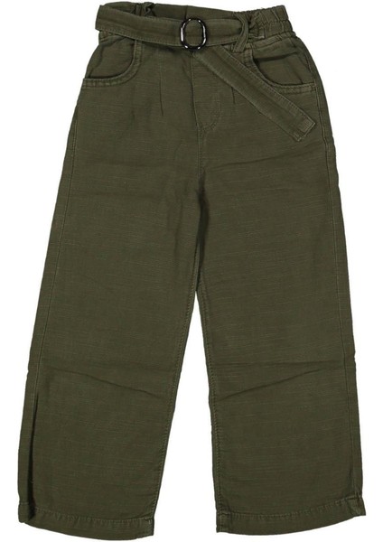 Kız 9/12 Yaş Kuşak Kemerli Bol Paça Pantalon