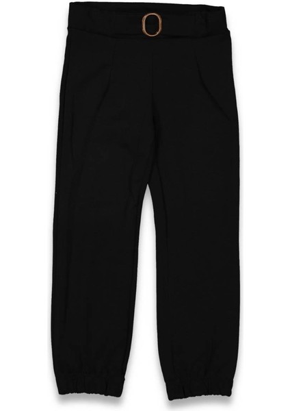 Kız 6/14 Yaş Tokalı Paça Lastikli Pantolon