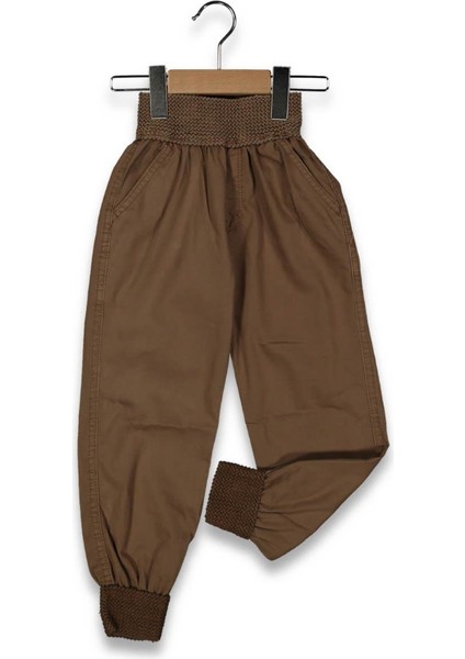Kız 8/12 Yaş Bel Örme Lastikli Piefti Pantolon
