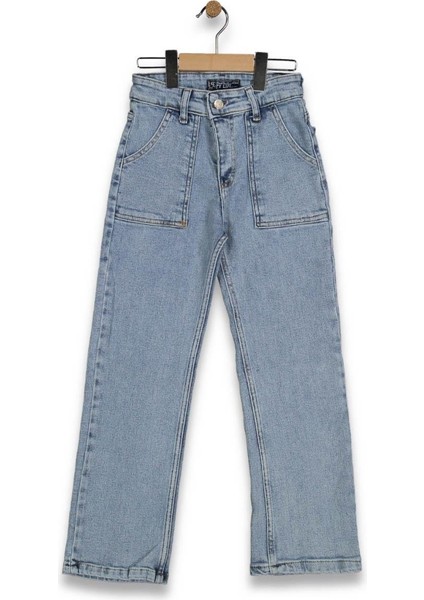 Kız 11/16 Yaş Gez Bol Paça Tabanca Cepli Pantolon