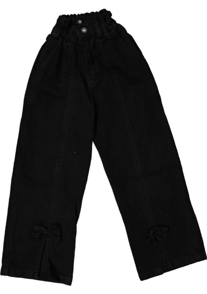 Kız 11/15 Yaş Kargo Cep Çıtçıtlı Kot Pantolon