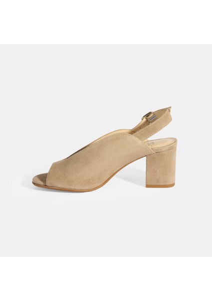 Kyros Vizon Kadın Toka Detaylı Slingback Topuklu Günlük Ayakkabı modelleri