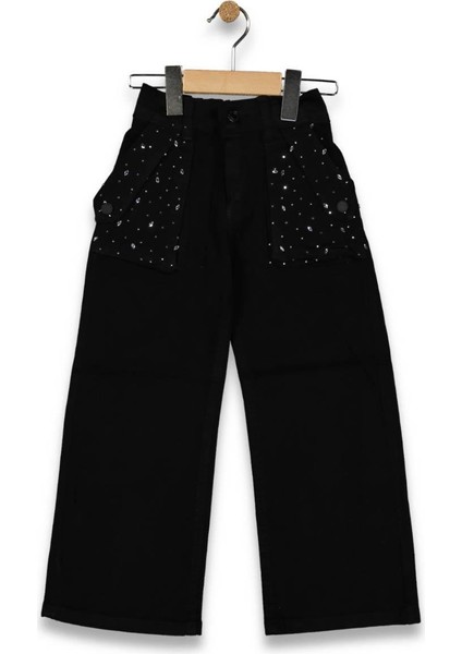 Kız 11/15 Yaş Taşlı Renkli Pantolon
