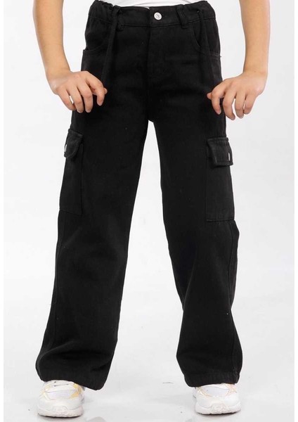 Kız 5/8 Yaş Zara Bağcıklı Kargo Cepli Pantalon