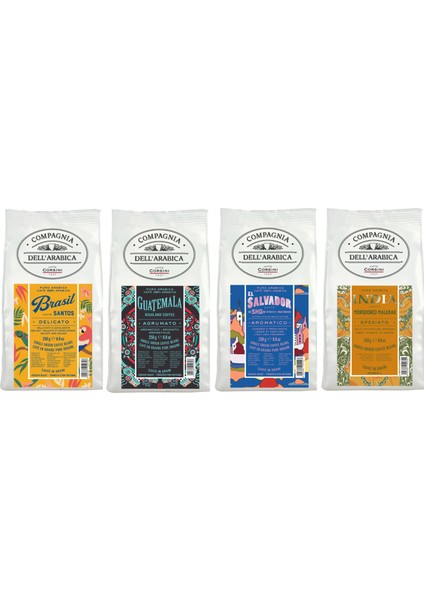 Tanışma Paketi Arabica Çekirdek Kahve 4x250 gr