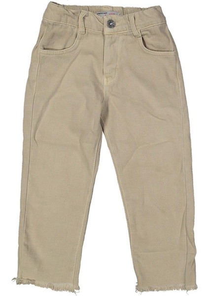 Kız 9/12 Yaş Düz Paça Püsküllü Pantalon