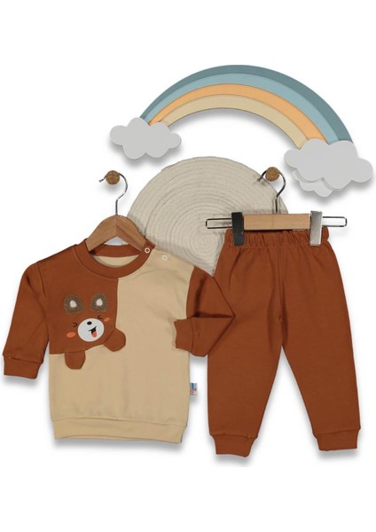 Unısex 6/18 Ay Kulaklı Ayı Takım