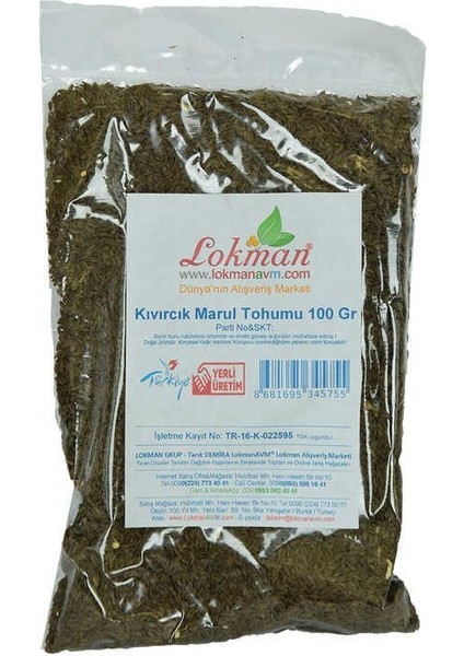 LISINYA214 Marul Tohumu Doğal Kıvırcık 100 gr Paket - 334402-1453 fiyatları