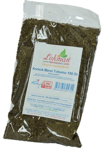 LISINYA214 Marul Tohumu Doğal Kıvırcık 100 gr Paket - 334402-1453 fırsatları