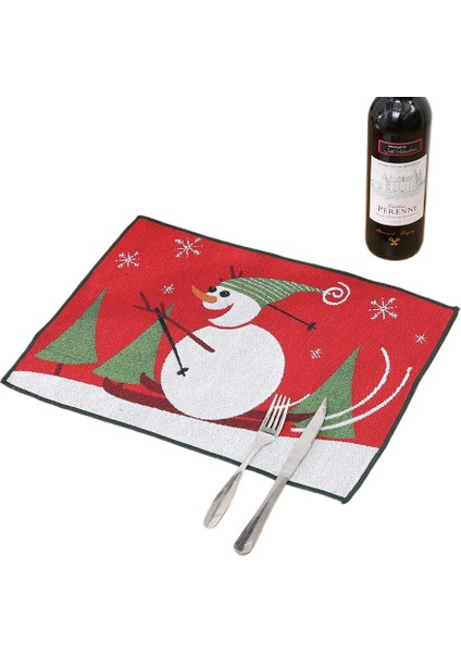 Placemats Aile Yemek Masası Süslemeleri Noel Placemats (Yurt Dışından)