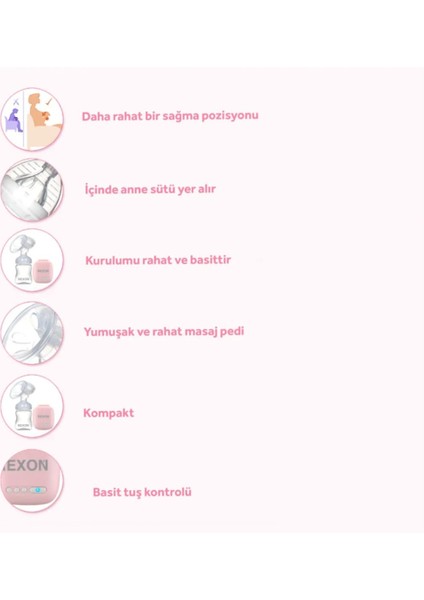 Elektrikli Göğüs Pompası Biberon Özellikli Süt Sağma Pompası indirimleri