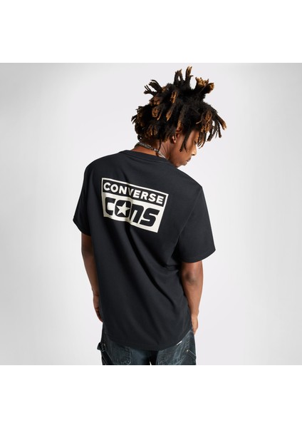 Cons Graphic Erkek Siyah T-Shirt