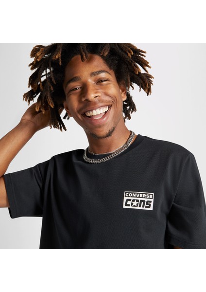 Cons Graphic Erkek Siyah T-Shirt