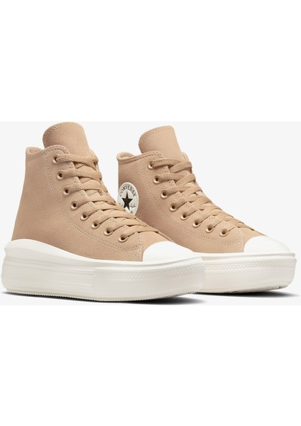 Chuck Taylor All Star Move Platform Kadın Kahverengi Süet Sneaker