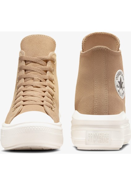 Chuck Taylor All Star Move Platform Kadın Kahverengi Süet Sneaker