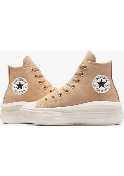 Chuck Taylor All Star Move Platform Kadın Kahverengi Süet Sneaker