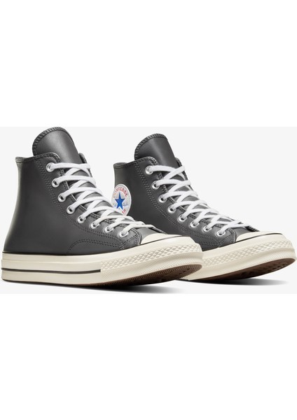 Chuck 70 Unisex Gri Deri Sneaker