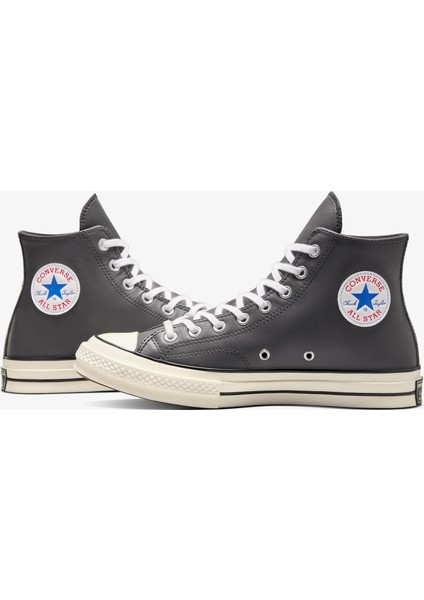 Chuck 70 Unisex Gri Deri Sneaker