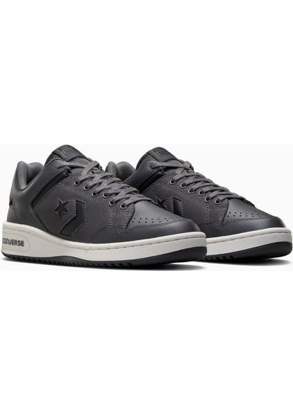 Weapon Unisex Gri Deri Sneaker