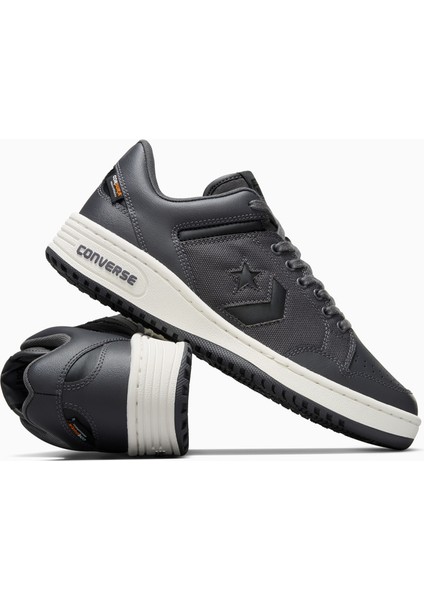 Weapon Unisex Gri Deri Sneaker
