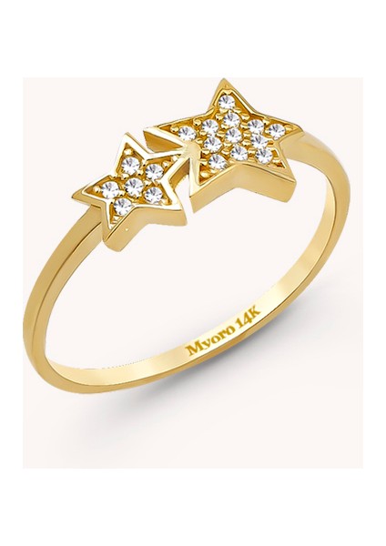 14 Ayar Altın Yıldızlı Yüzük fiyatları